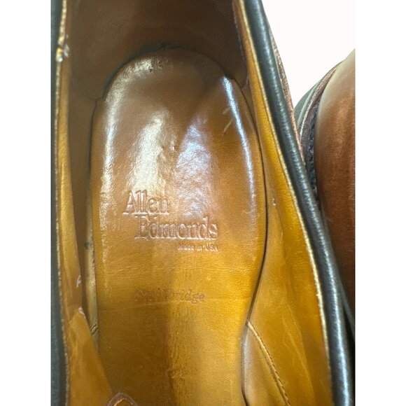 Allen Edmonds men’s brown leather dress up laced Oxford shoes SKU 4132